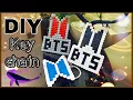 Easy BTS keychain DIY BTS Merch DIY perler bead keychain