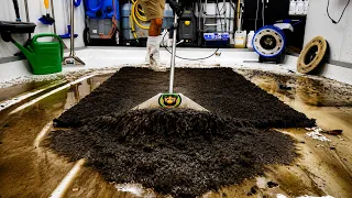 A Diamond In The Rough? What Was Hiding Under All This Muck? Satisfying ASMR Carpet Cleaning.