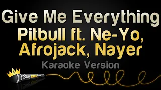 Pitbull Ne Yo Afrojack Nayer Give Me Everything Karaoke Version 