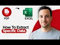 How to Extract Specific Data from PDF to Excel 2026 Step by Step Guide