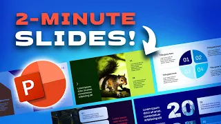 Easy 2-MINUTE SLIDE DESIGNS in PowerPoint