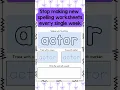 Type Your Spelling Words In Watch This Editable Worksheet Generator