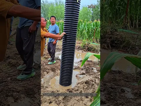Watch This Giant Pipe Collapse Into the Ground! 😲 #shorts