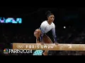 Simone Biles strong finish not enough after faltering on beam Paris Olympics NBC Sports