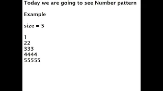 Basic Number Pattern in Java Program Code Available Triangle Pattern