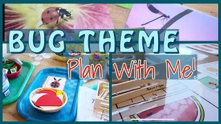Planning BUG themed preschool activities