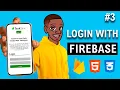 Firebase Web Login - Login with HTML and Firebase Firebase Authentication TaskSync Part 3