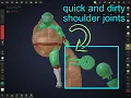 How To Shoulder Joints in Nomad sculpt for 3D Printing