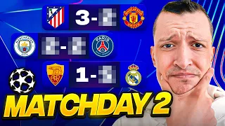 CHAMPIONS LEAGUE MATCHDAY 2 FULL PREVIEW & PREDICTIONS FT FANTASY!!
