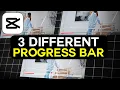 How to Create 3 Different Progress Bars in CapCut for PC