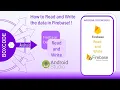 How to WRITE and READ data with Firebase database using Java in Android Studio Boxcode 2024