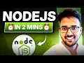 What is Node js in 2 Minutes Why It Dominates Backend Development in 2025