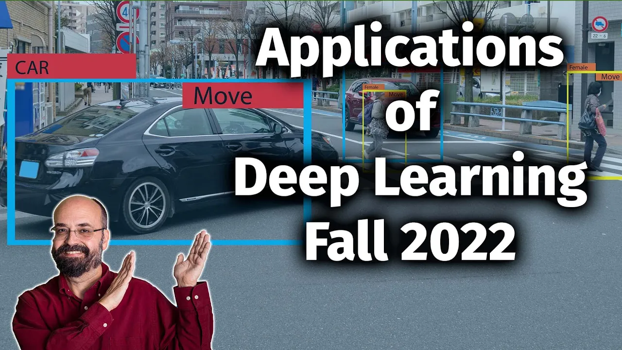 Applications of Deep Neural Networks Course Overview (1.1, Fall 2022)