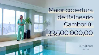 A cobertura mais incrível de Bal. Camboriú de Frente para o mar!