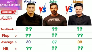akshay kumar vs john abraham vs manoj bajpayee biography comparison aktar entertainment 