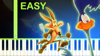COYOTE VS. ACME THEME - EASY Piano Tutorial