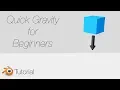 2 80 Blender Tutorial Quick Gravity for Objects