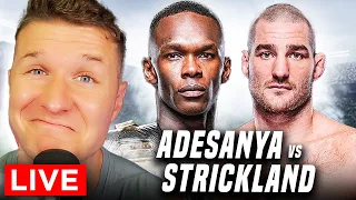 Israel Adesanya vs Sean Strickland UFC 293 LIVESTREAM Watch Party W A D E Concept