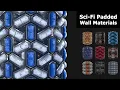 Sci-Fi Padded Wall Materials
