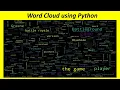 Create WordCloud or Text Mosaic using python