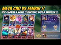 Lagu Meta Ciki Vs Fenrir Starboy !! Top Global 1 Rank Bintang Tertinggi Mobile Legends !!