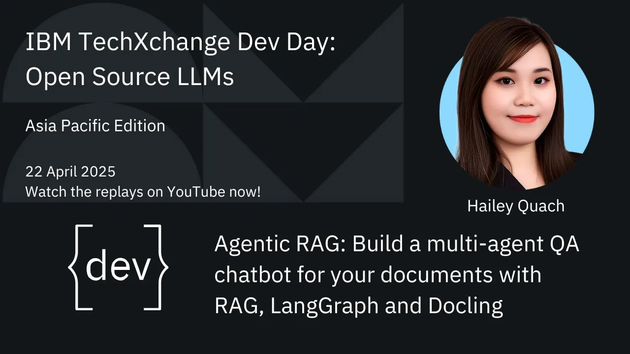 Agentic RAG: Build a multi-agent QA chatbot for your documents with RAG, LangGraph and Docling