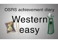 OSRS Western provinces easy diary guide