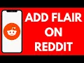 How To Add Flair In Reddit Post Full Tutorial