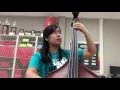 Bb major two octave scale bass tutorial