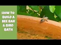 Lagu How to build a Bee Bar and Bird Bath