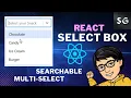 React Dropdown Menu with react-select Completely Customizable