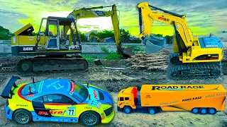 Tìm Xe Đồ Chơi , Máy Xúc Khổng Lồ , Xe Cẩu Điều Khiển Từ Xa , Xe Container , Ô Tô Xe Tải