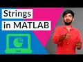 MATLAB Tutorial for Beginners Strings in MATLAB Strings Data types in MATLAB