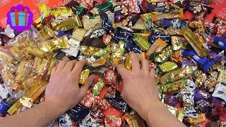 New A Lot Of Chocolate Candy Many Sweet Candies Очень Очень Много Шоколадных Конфет На русском 