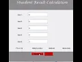 Java GUI Project JFrame Student Result Calculation Program Beginner to Advanced