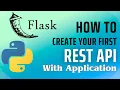 Create REST API with Python Flask Integrate to project How to use API in Flask API Application