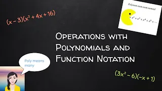 Polynomial Operations Function Notation Explained Algebra 2 Step-by-Step