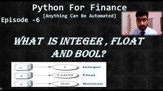 Python for Finance Tutorial Episode 6 Integers Float Bool in Python Number in Python and Excel
