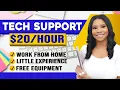 Earn Helping People with Tech Remote Job Free Equipment Training