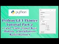 Python GUI Tkinter Tutorial Part 17 2 Label Entry Button RadioButton Checkbutton