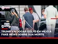 Download Lagu Trump joga golfe em meio a boatos de sua morte nas redes sociais | #SBTNotícias