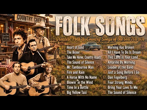 Best Folk Songs Of All Time | Folk Songs of the 60s, 70s & 80s