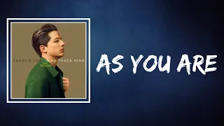 charlie puth as you are feat shy carter lyrics 