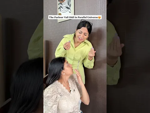 #Ad Parlour Didi Rocked😎Client Shocked🤣 #parlourwalididi #jagritipahwa #GarnierIndia #salonlife