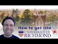 How to get into University of Richmond