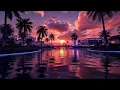 Download Lagu Neon Tropical Sunset: AI-Generated Vaporwave Paradise Vibes