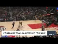 Portland Trail Blazers up for sale