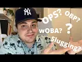 What is OBP OPS and Slugging in Baseball Baseball Stats EXPLAINED