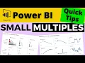 Power BI Visual Guide - Master SMALL MULTIPLES with Bars Lines Level Up Your Data Viz