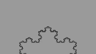 Koch Snowflake Processing Render